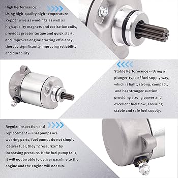 Ape115様 ジャンク    AB27  12V マニュアル Amazon.com: Road Passion New 12V Starter Motor Compatible